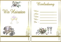 einladungskarte ausdrucken hochzeit